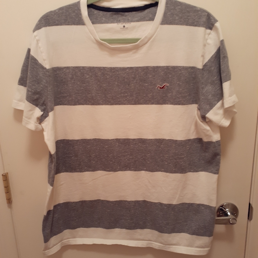 Hollister striped shirt size XL